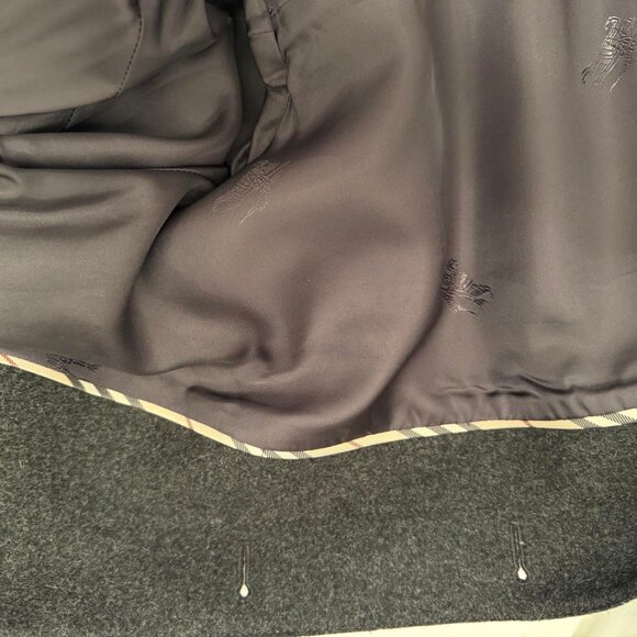 Burberry dark grey military jacket with zip sleeves this is a rare find! - Picture 13 of 15